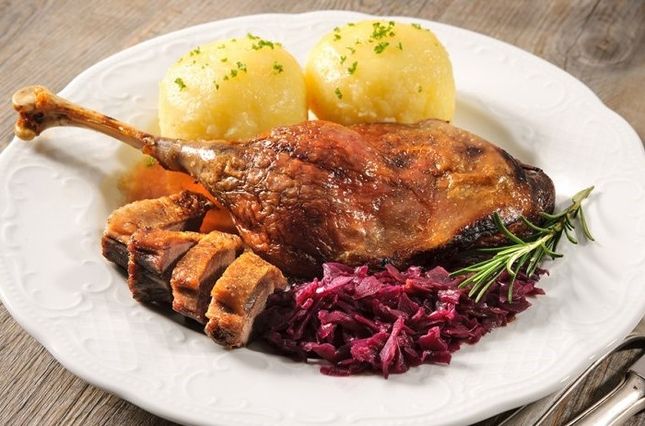 Gänsebraten